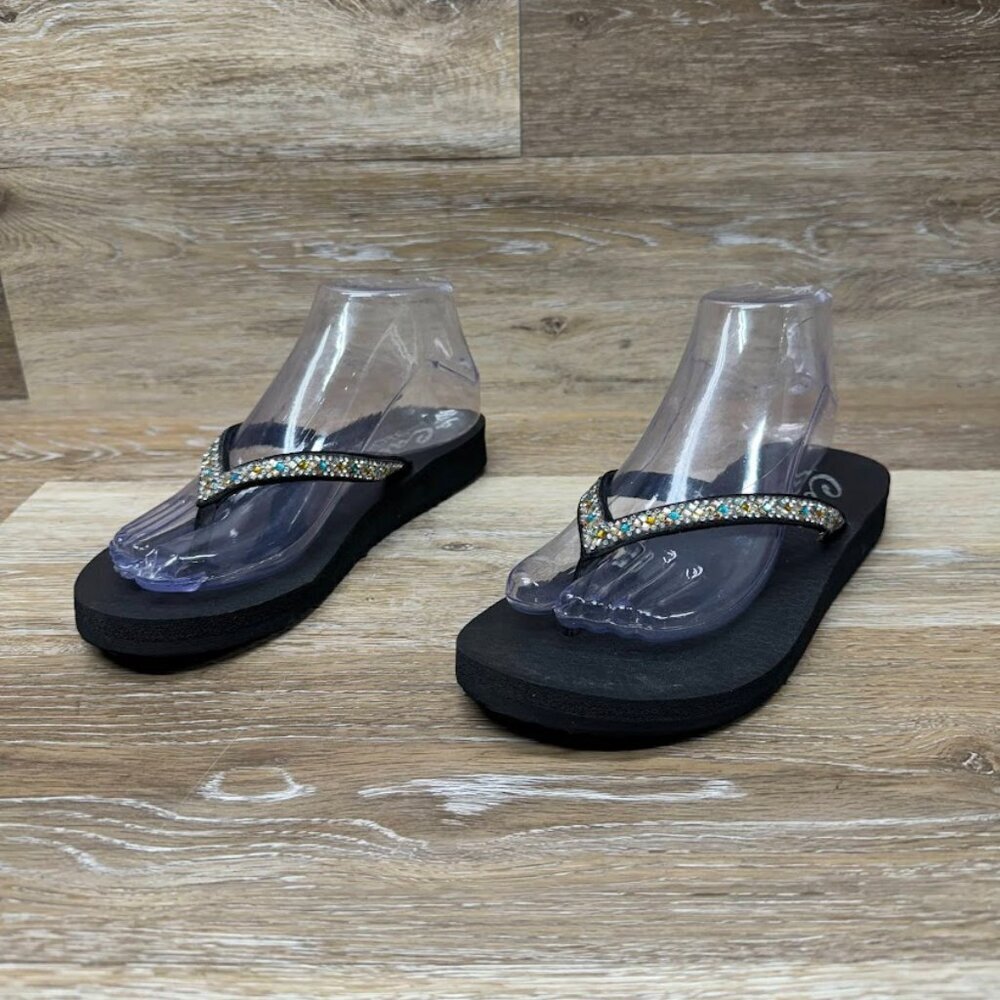 Skechers Cali Gem Flip Flops Women s see pictures for sizing
